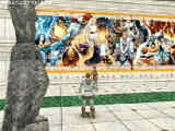 Der Wandteppich zeigt Szenen aus den vorigen Ultima-Teilen